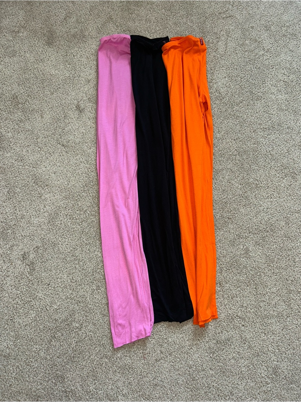 NEW Hard Tail Leggings Lounge Pants 3 Pairs — Pink, Black & Orange Sz M